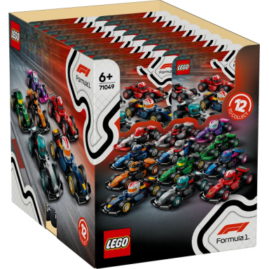 f1 collectible race cars box of 36