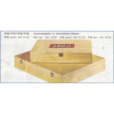 wooden storage box medium with contents