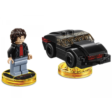 fun pack - knight rider michael knight and k.i.t.t.