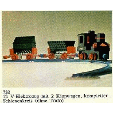12v electric train with 2 wagons