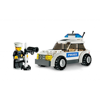 police car - blue sticker version