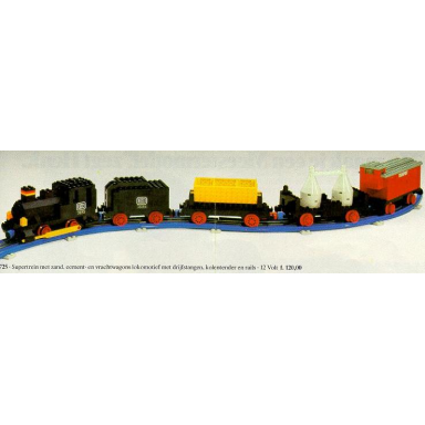 12v freight train and track
