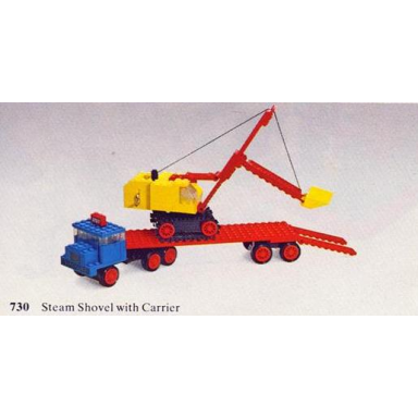 steam shovel with carrier
