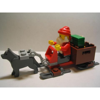 advent calendar 2005 city day 24 - santa sled