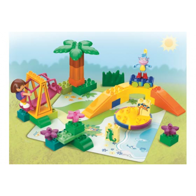 dora and boots at play park