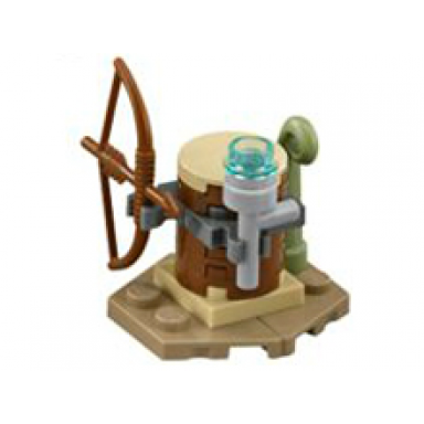 advent calendar 2015 star wars day 6 - ewok weapon rack