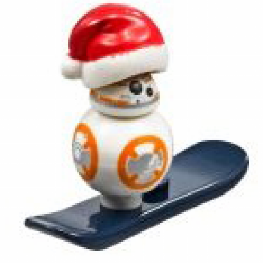 advent calendar 2017 star wars day 24 - bb-8 with santa hat