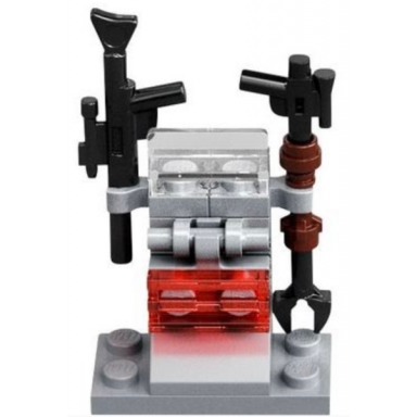 advent calendar 2021 star wars day 21 - mandalorian weapon rack