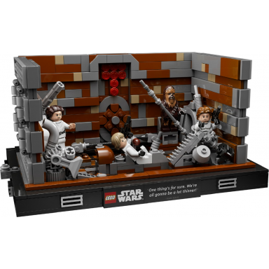 death star trash compactor diorama