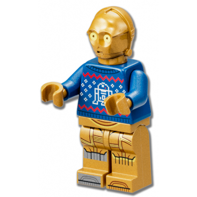 advent calendar 2022 star wars day 9 - festive c-3po