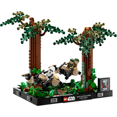 endor speeder chase diorama