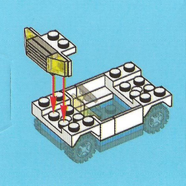 advent calendar 2011 city day 16 - police car middle section