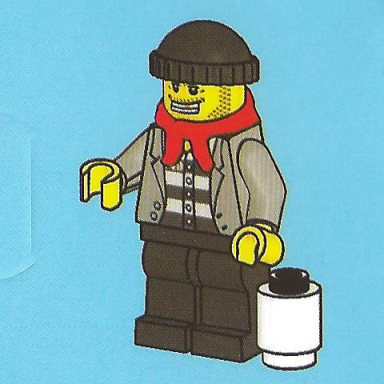 advent calendar 2011 city day 1 - robber with snowball