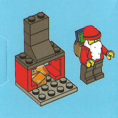 advent calendar 2011 city day 24 - santa and fireplace