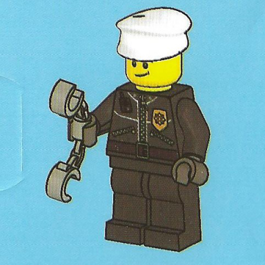 advent calendar 2011 city day 3 - police officer with handcuffs