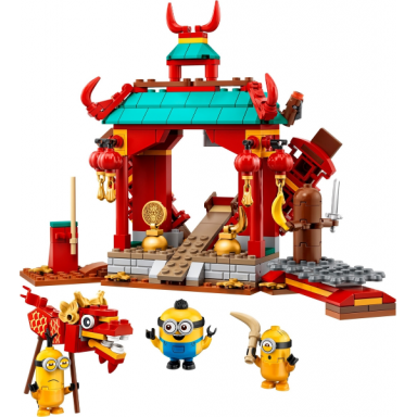 minions kung fu battle