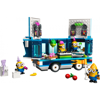 minions music party bus