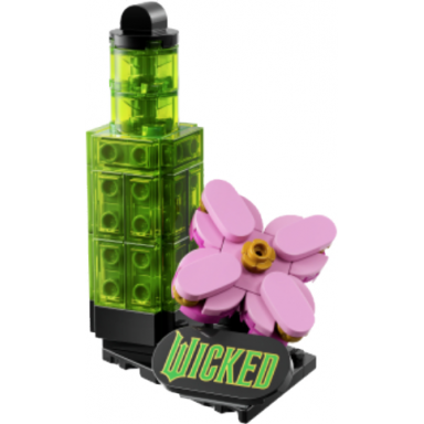 elphabas bottle and glindas flower polybag