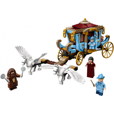 beauxbatons carriage: arrival at hogwarts