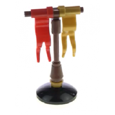 advent calendar 2019 harry potter day 5 - gryffindor flagstand