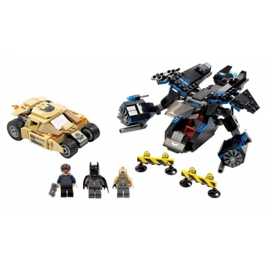 the bat vs bane: tumbler chase