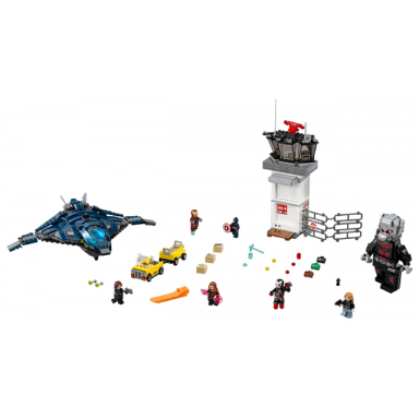 super hero airport battle