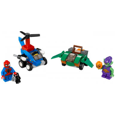 mighty micros: spider-man vs green goblin