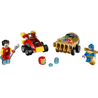 mighty micros: iron man vs thanos