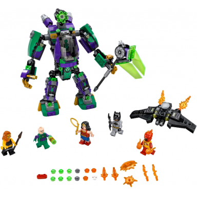 lex luthor mech takedown