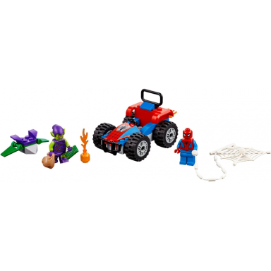 spider-man car chase