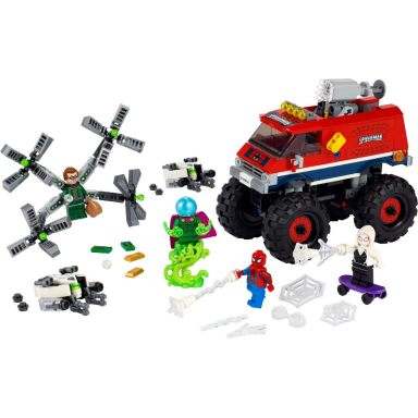 spider-mans monster truck vs mysterio