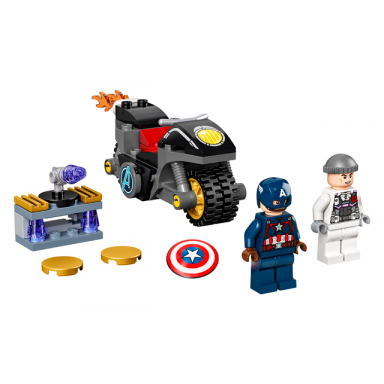 captain america and hydra face-off