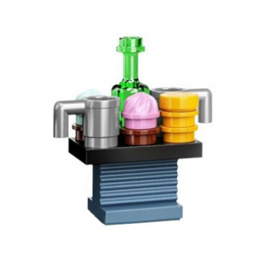 advent calendar 2022 super heroes guardians of the galaxy day 12 - table with drinks and treats