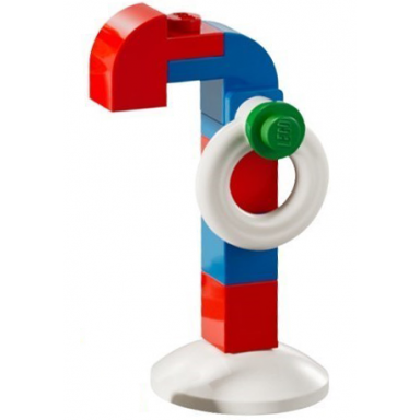 advent calendar 2024 super heroes spider-man day 12 - candy cane decoration