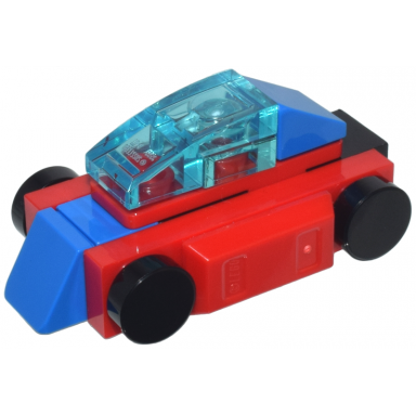 advent calendar 2024 super heroes spider-man day 15 - blue and red race car