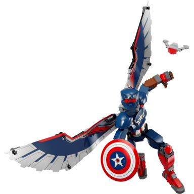 new captain america construction figure