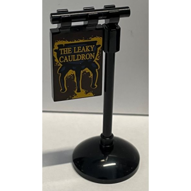 advent calendar 2021 harry potter day 7 - leaky cauldron sign