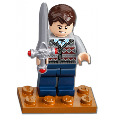 advent calendar 2022 harry potter day 24 - neville longbottom with sword of gryffindor