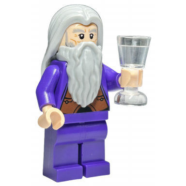advent calendar 2023 harry potter day 13 - aberforth dumbledore with goblet