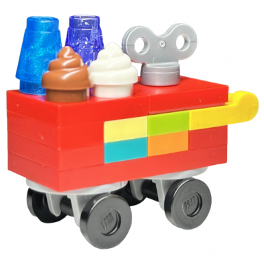 advent calendar 2023 harry potter day 7 - sweets candy cart