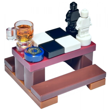 advent calendar 2024 harry potter day 11 - table with chess