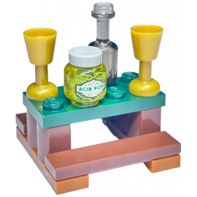 advent calendar 2024 harry potter day 15 - table with drinks