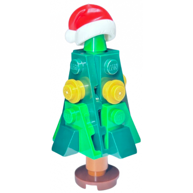 advent calendar 2024 harry potter day 18 - tree with santa hat