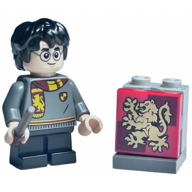 advent calendar 2024 harry potter day 1 - harry potter and gryffindor tile