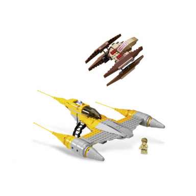 naboo n-1 starfighter and vulture droid