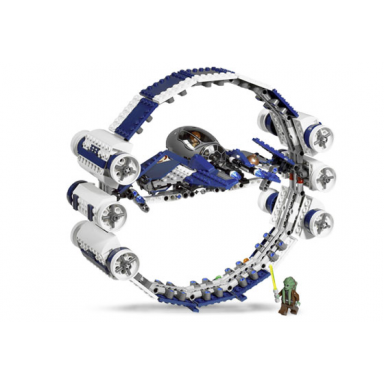 jedi starfighter with hyperdrive booster ring