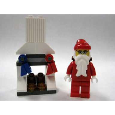 advent calendar 2009 city day 24 - santa and fireplace