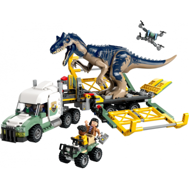 dinosaur missions: allosaurus transport truck