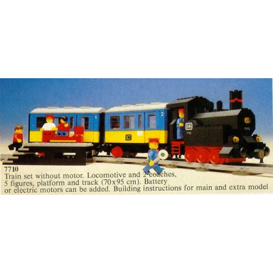 push-along passenger steam train