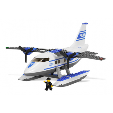 police pontoon plane
